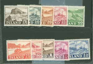 Iceland #257-266  Single