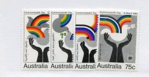 Australia, Scott #864-67, Mint, Never Hinged