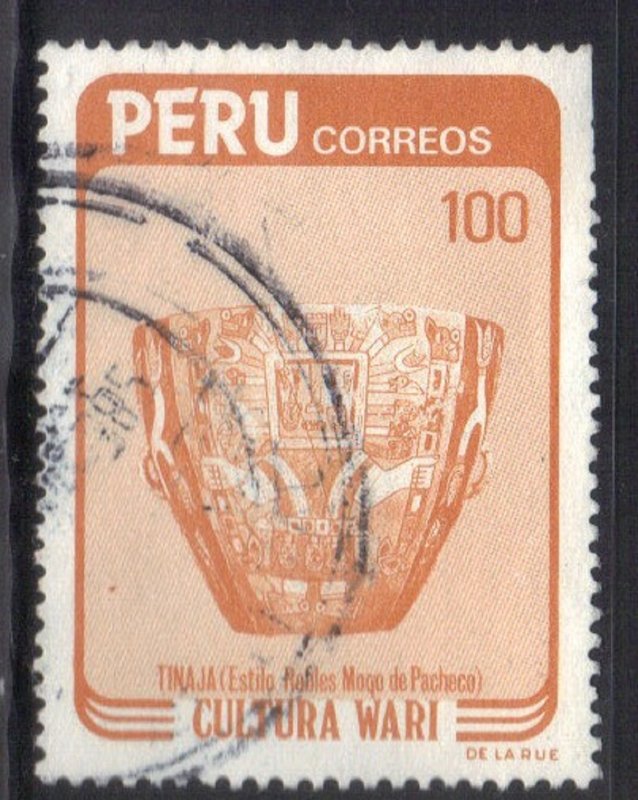 PERU SC# 809  *USED* 100s  1984  POTTERY    SEE SCAN