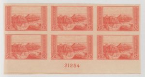 U.S. Scott #757 Grand Canyon National Park Stamps - Mint NH Plate Block