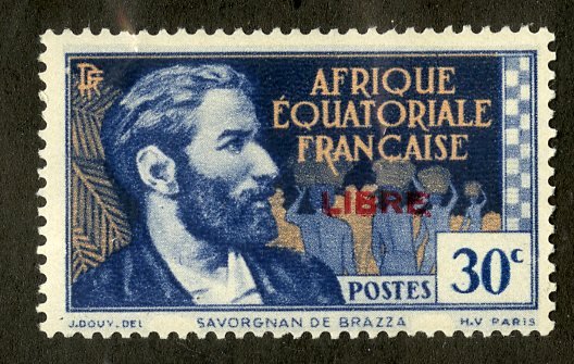 FRENCH EQUATORIAL AFRICA 92 MH SCV $16.00 BIN $7.00 PERSON