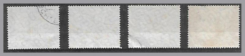 Germany - Miners 1957 semi-postal set of 4 used - Sc B356-B359 cv $20.40 in 2009
