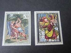 France 1963 Sc 1054-5 set MNH