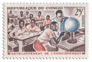 CONGO - 1964 - Development of Learning - Perf Single Stamp - Mint Never Hinged