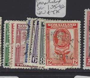 Somaliland Protectorate SG 105-112 VFU (7gwy)