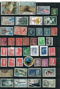 FRANCE  MIXTURE x43  USED, LOT R