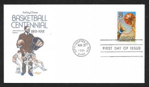 UNITED STATES FDC 29¢ Basketball 1991 Artmaster