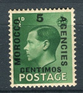 MOROCCO AGENCIES; 1936 early Ed VIII surcharged issue Mint hinged 5c.