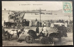 1920 Casablanca French Morocco RPPC Postcard Cover To Trieste Italy Sc#41