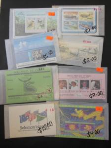 SOLOMON : Beautiful all VF MNH collection in glassines mostly between 1970s-2000