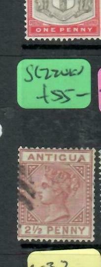 ANTIGUA (PP1312B) 1882 QV 1/2D SG 22   VFU    VFU  ANTIQUE OVER 100 YEARS IN AGE