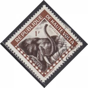 Burkina Faso O1 Elephant 1963