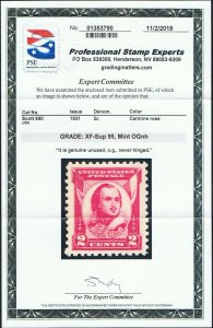 EXCEPTIONAL GENUINE SCOTT #690 MINT PRISTINE OG NH PSE CERT GRADED XF-SUPERB 95