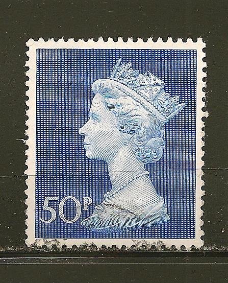 Great Britain 637 Queen Elizabeth II 50P Used