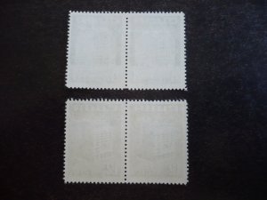 Stamps - Cuba - Scott#558,C135 - Mint Hinged Set of 2 Stamps in Pairs