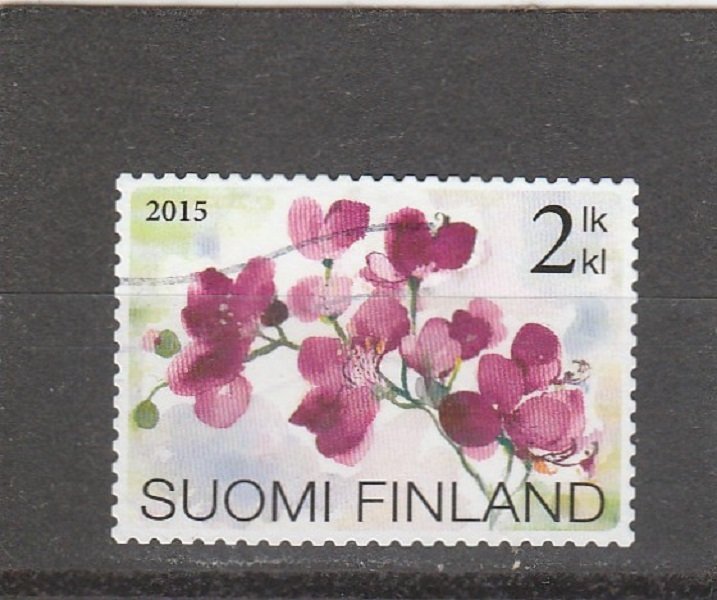 Finland  Scott#  1489b  Used  (2015 Orchids)