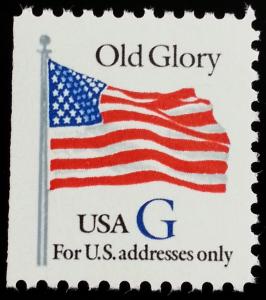 1994 32c G Old Glory, Blue G Scott 2884 Mint F/VF NH