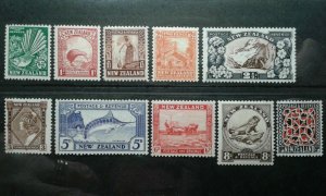 New Zealand #185-98 mint hinged e203 7570