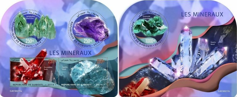 DJIBOUTI 2019 MINERALS MINERAUX MINERALIEN MINERALI MINERALES [#190211]