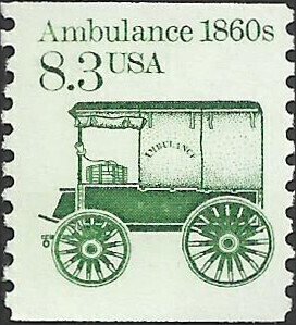 # 2128 MINT NEVER HINGED ( MNH ) AMBULANCE