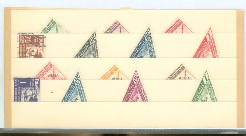 Ecuador #352-7/C43-50  Single (Complete Set)