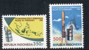 Indonesia 1987 Launch of Palapa Satellite MUH