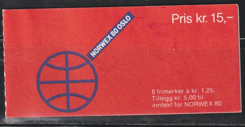 Norway SC  733 Mint Never Hinged. Full booklet