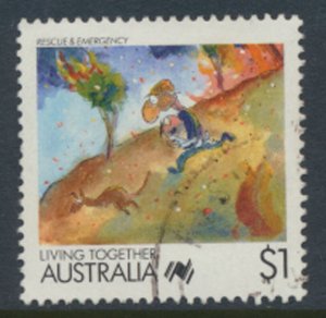 Australia  Sc# 1078 Used Rescue & Emergency see details & scan               ...