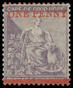 Cape of Good Hope Scott 21 Gibbons 32 Mint Stamp