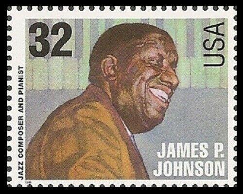 US 2985 Jazz Musicians James P Johnson 32c single (1 stamp) MNH 1995