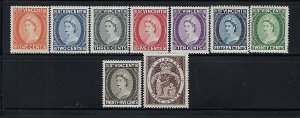 ST. VINCENT SCOTT #205-213 1964-65 QEII WMK 314- MINT XXXTRALIGHT HINGED