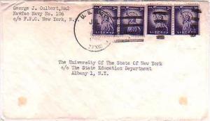 United States Fleet Post Office 3c Statue of Liberty 1954 Liberty (4) 1955 U....