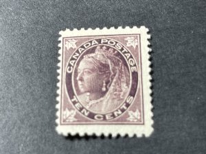 CANADA # 73--MINT/HINGED---SINGLE---BROWN-VIOLET---1897(LOTA)