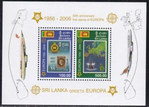 Sri Lanka # 1540a, Europa Stamps 50th Anniversary, NH, 1/2 Cat.