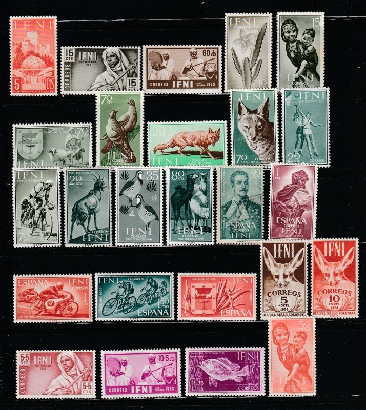 Ifni Lot A All The Stamps Are In The Scan
