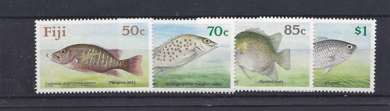 Fiji, 619-22, Fish Singles,**MNH**