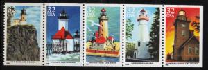 USA - MNH #2973a - Lighthouses