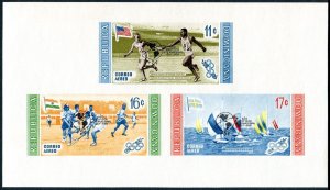 Dominican Rep B25a,CB15a perf,imperf,MNH. 1959.IGY-1957.Olympics Melbourne-1956.
