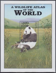 LESOTHO # 051 MNH SOUVENIR SHEET  of a PANDA - WILDLIFE