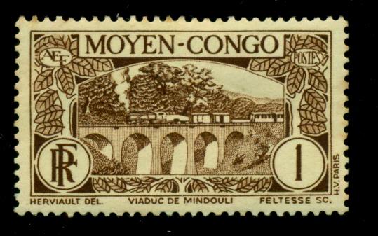 Middle Congo 1933 #65 MH SCV(2018)=$0.25