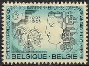 Belgium # 595 - European Transport Conference - MNH.....{ZW13}