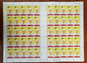 Kenya 1989 SC# 501-4 Centenary of India 1st PM Nehru 4 FULL SHEETS OF 50 Stamps