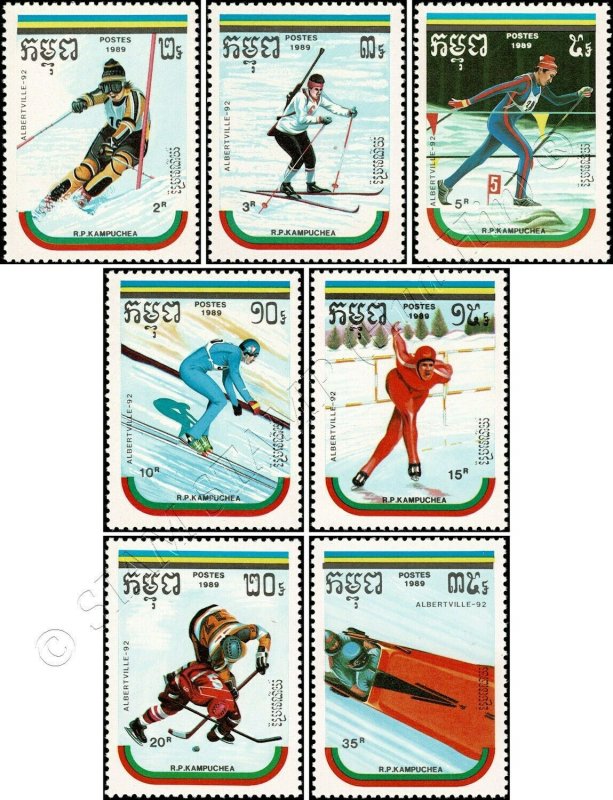 1992 Winter Olympics, Albertville (I) (MNH)