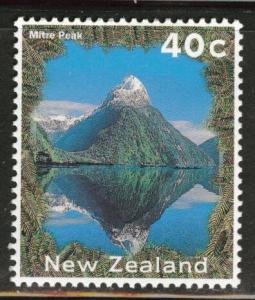 New Zealand Scott 1312a Mitre Peak 1995 p12 CV$0.60