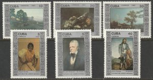 Cuba 1987 Sc 2919-24 set MNH**