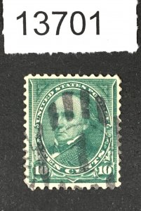 MOMEN: US STAMPS # 273 USED LOT #13701