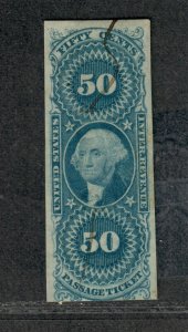 US Sc#R161a Used/F-VF+, Imperf, Cv. $140