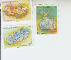 2012 New Caledonia Nudibranches (3) (Scott 1132-34) MNH