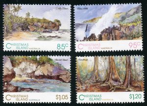 Christmas Island Scott 350-53 Unused H/HROG - 1993 Scenic Views Set - SCV $8.60