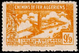 ✔️ALGERIA 1943 RAILWAY PARCELS  PHILLIPEVILLE STATION M.129 MNH  $24.00 [03.16]